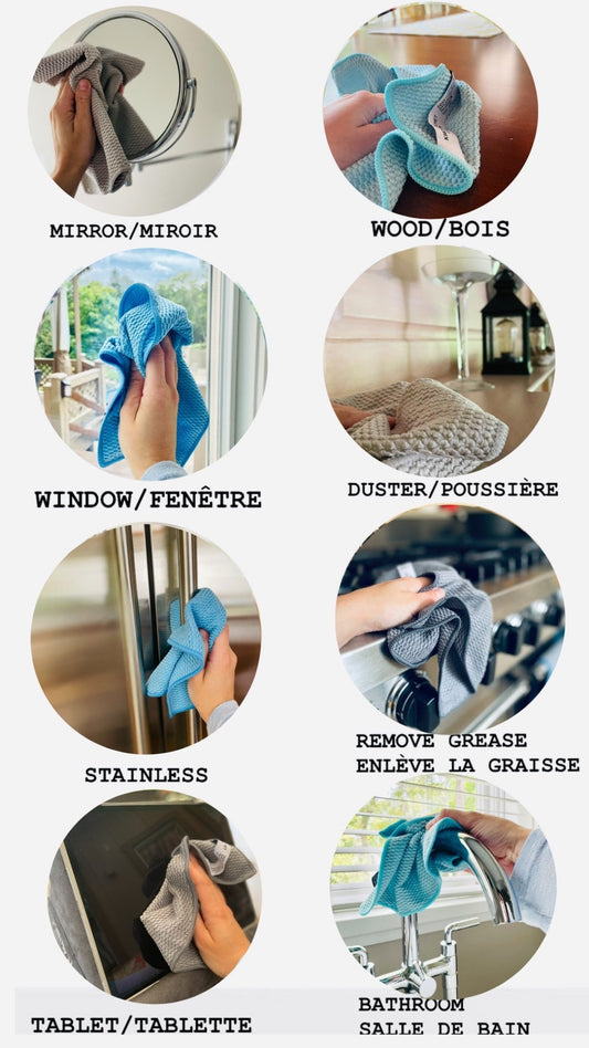 LINGE MULTI-USAGES (PAQUET DE 2) - Kimo