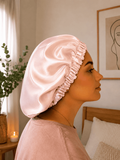 Bonnet de nuit en satin - Kimo