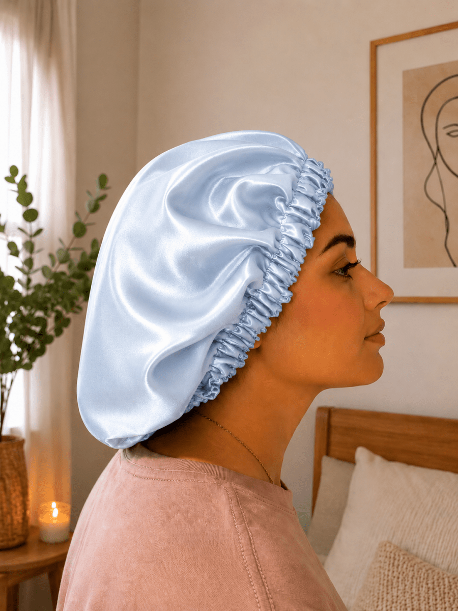 Bonnet de nuit en satin - Kimo