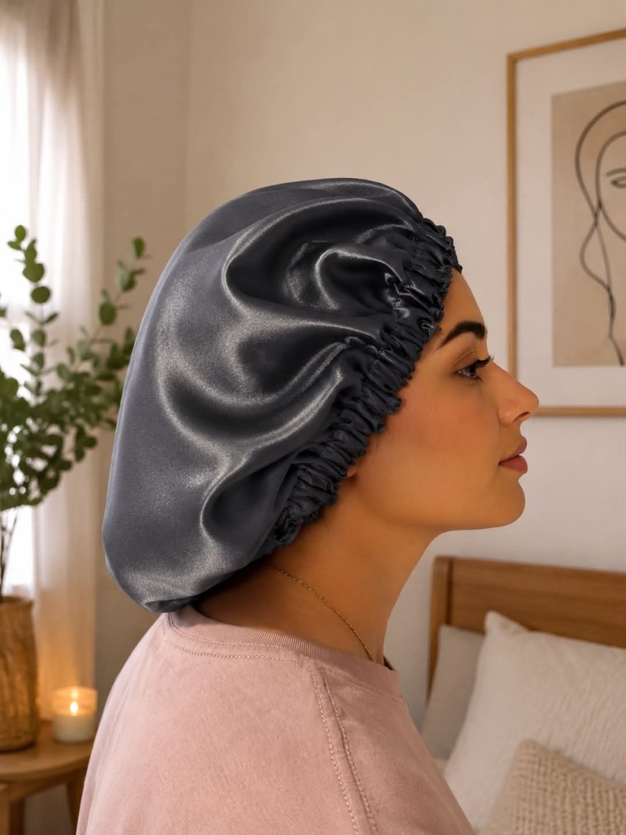 Bonnet de nuit en satin - Kimo