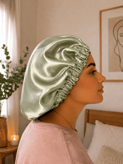 Bonnet de nuit en satin - Kimo