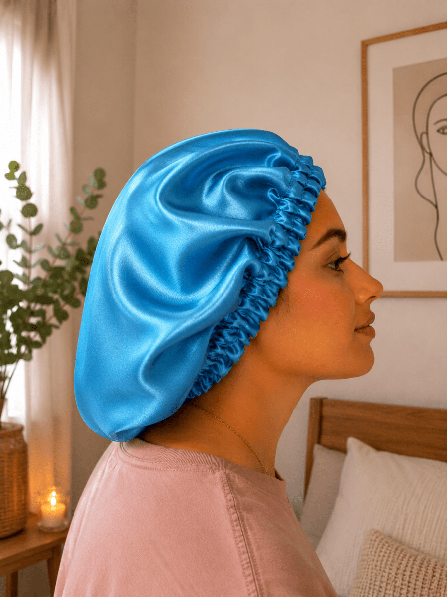 Bonnet de nuit en satin - Kimo