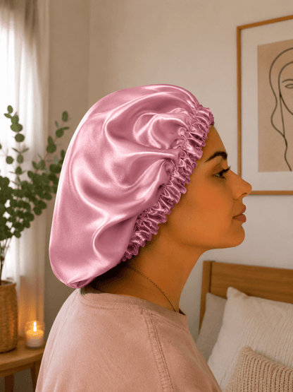 Bonnet de nuit en satin - Kimo