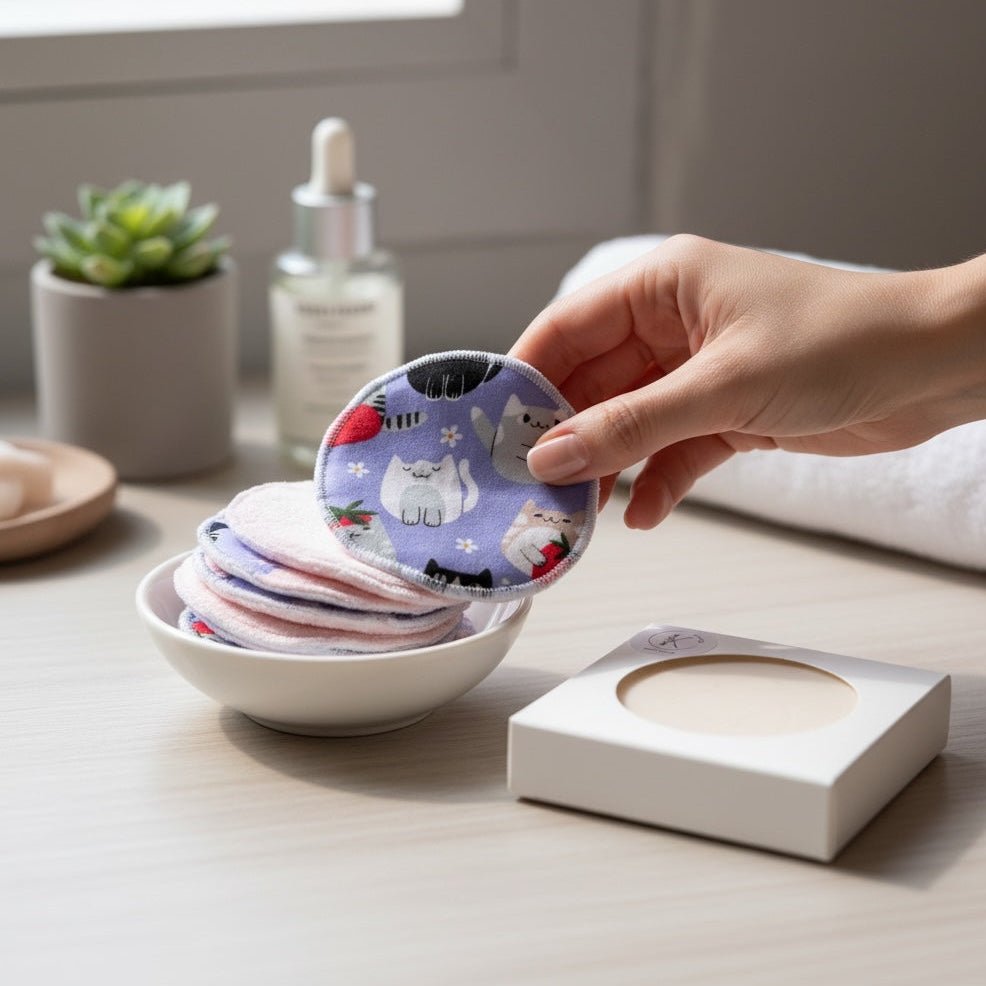 Tampons démaquillants (paquet de 4) - Kimo